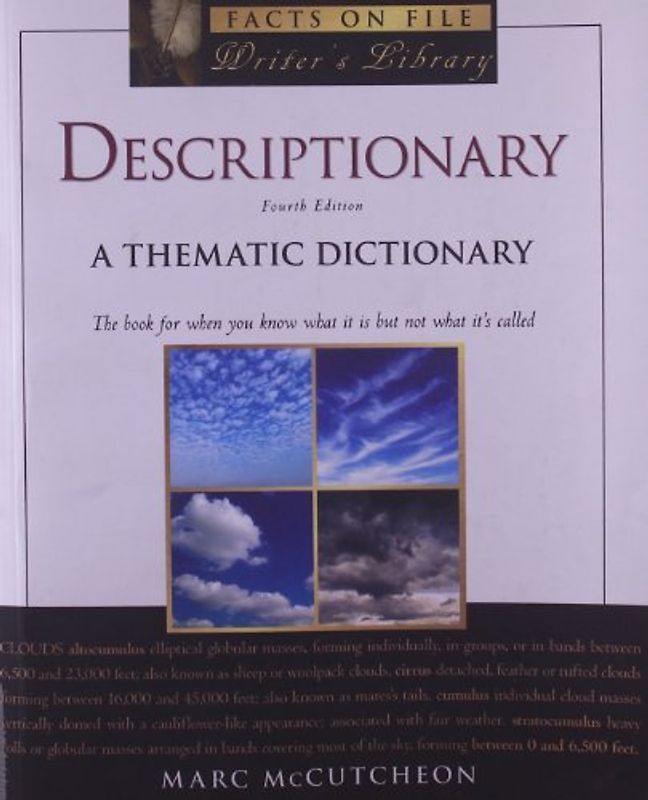 Descriptionary: A Thematic Dictionary, Fourth Edition