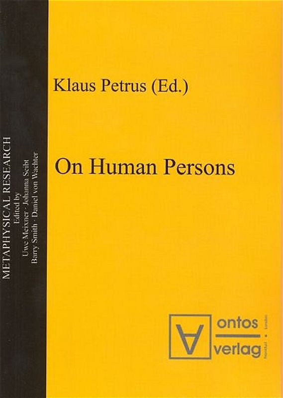 On Human Persons