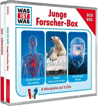 WAS IST WAS 3-CD-Hörspielbox. Junge Forscherbox
