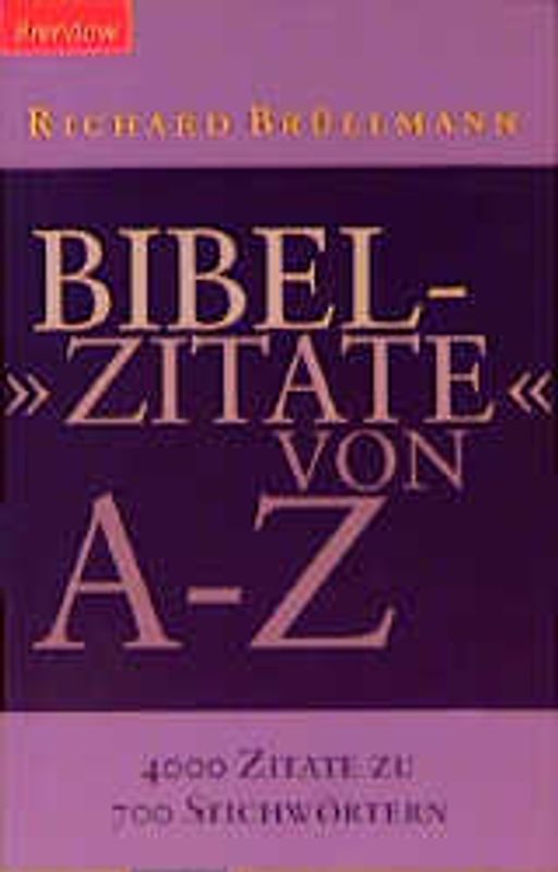 Bibelzitate von A - Z