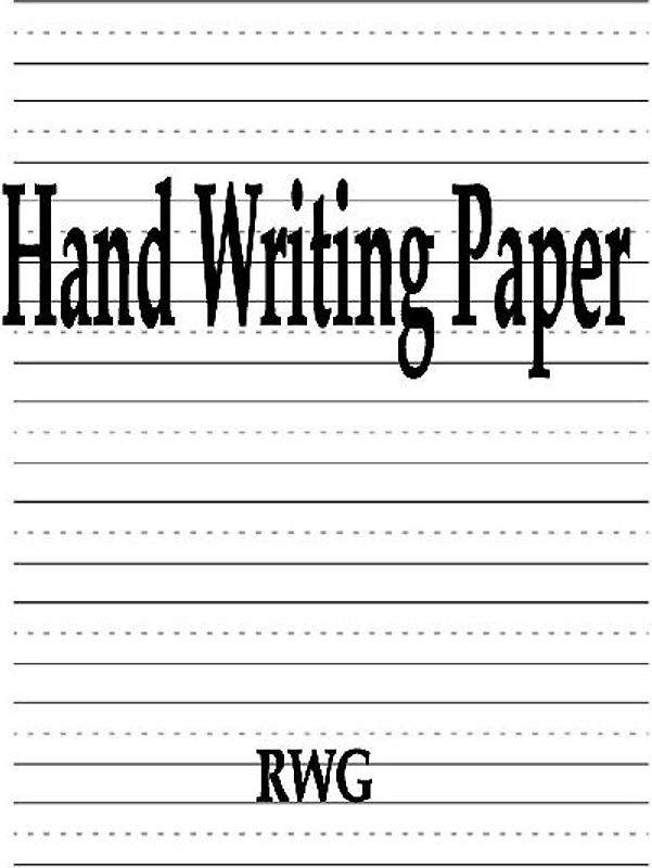 Hand Writing Paper