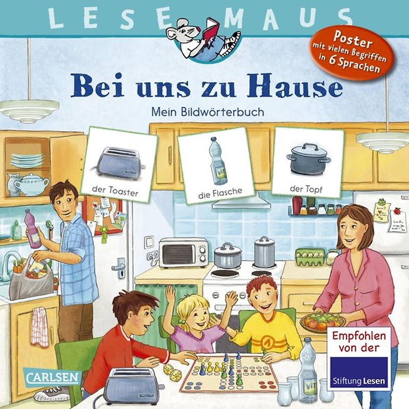 LESEMAUS 203: Bei uns zu Hause