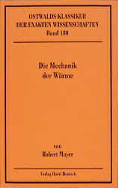 Die Mechanik der Wärme