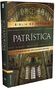 Rvr, Biblia de Estudio Patrística, Interior a DOS Colores, Tapa Dura, Palabras de Jesús En Rojo, Comfort Print