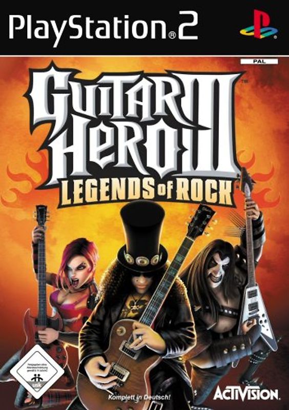 Guitar Hero III - Legends of Rock [Bundle Copy] PlayStation 2