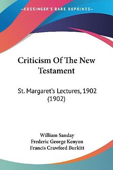 Criticism Of The New Testament