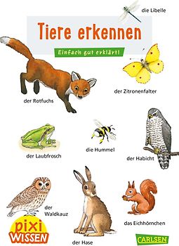 Pixi Wissen 30: Tiere erkennen