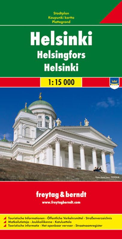 freytag & berndt Stadtplan Helsinki 1:15.000