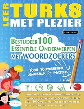 LEER TURKS MET PLEZIER - VOOR VOLWASSENEN