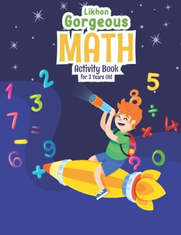 Likhon Gorgeous Math Activity Book for 3 Years Old