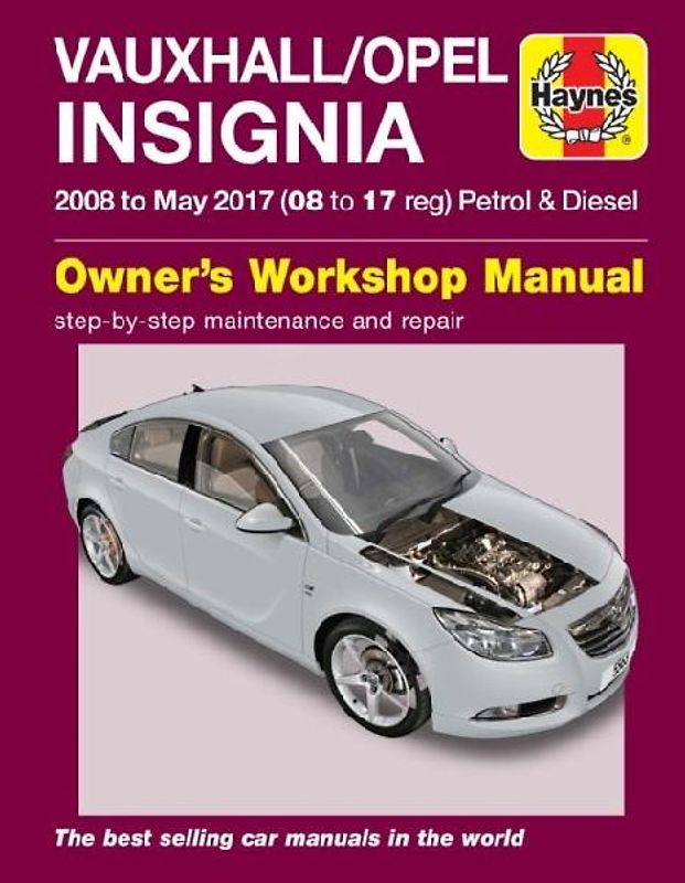 Vauxhall/Opel Insignia ('08-May 17) 08 to 17 reg