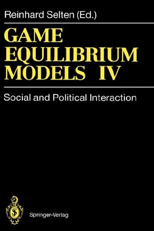 Game Equilibrium Models I