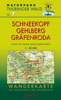 Wanderkarte Schneekopf/Gehlberg und Gräfenroda
