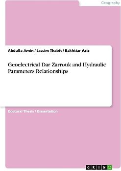 Geoelectrical Dar Zarrouk and Hydraulic Parameters Relationships