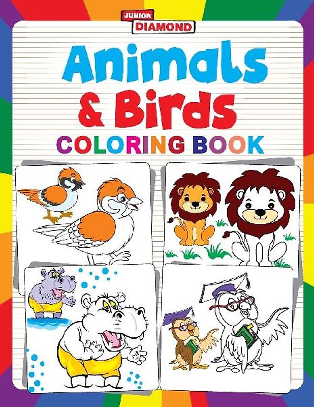 Animals And Birds Colouring Book