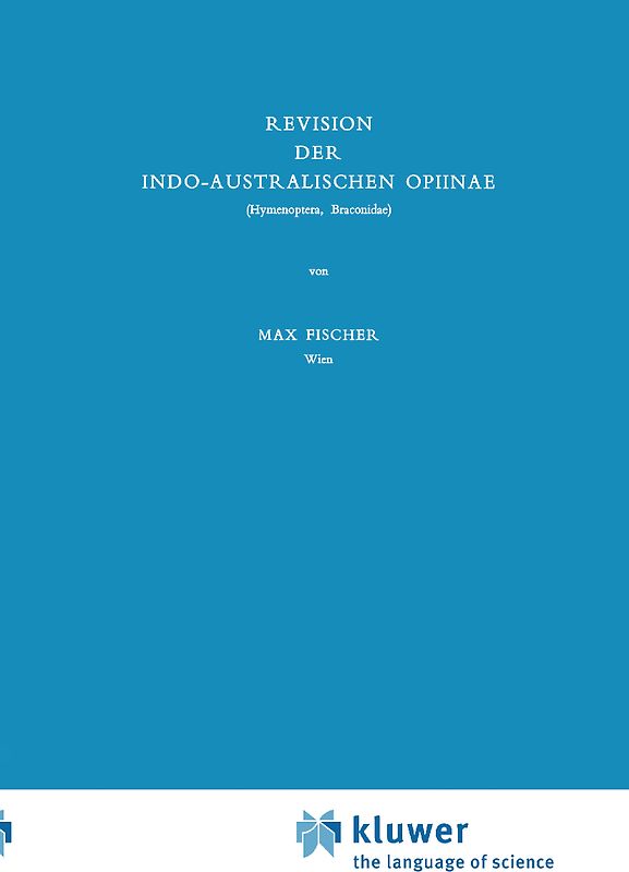 Revision der Indo-Australischen Opiinae