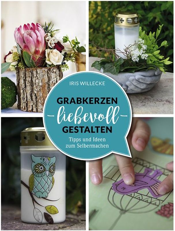 Grabkerzen liebevoll gestalten