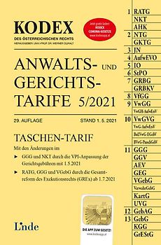 KODEX Anwalts- und Gerichtstarife 5/2021