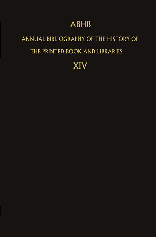 ABHB Annual Bibliography of the History of the Printed Book and Libraries