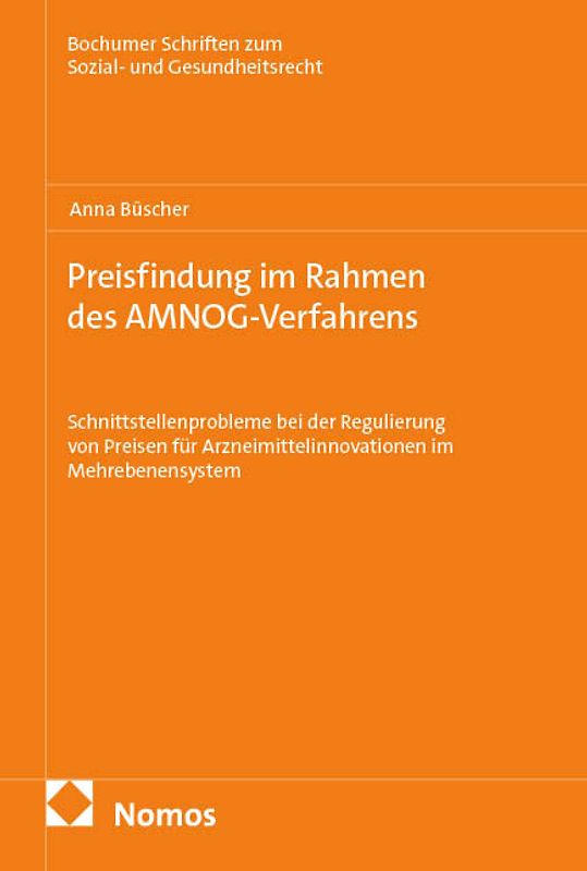 Preisfindung im Rahmen des AMNOG-Verfahrens