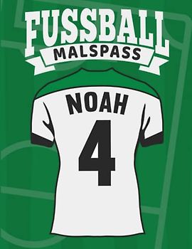 Fussball Malspass: Fussballspieler Ausmalbuch I Malbuch für Fussballer I DIN A4 I 50 Ausmalbilder I