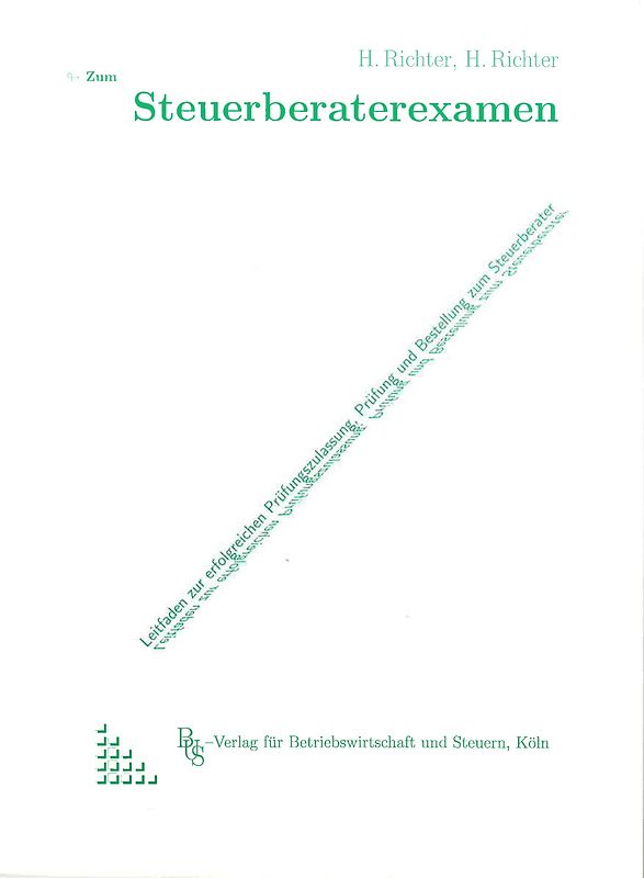 Zum Steuerberaterexamen