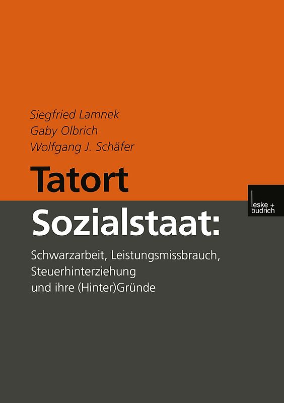 Tatort Sozialstaat