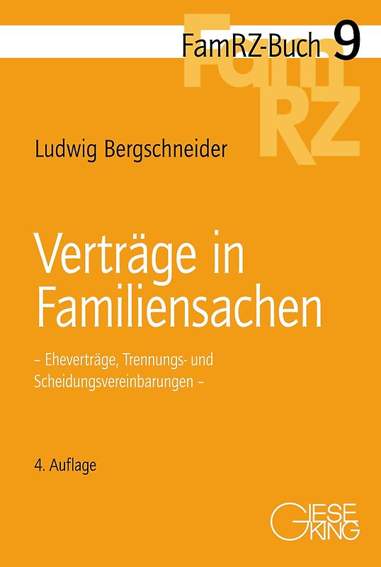 Verträge in Familiensachen