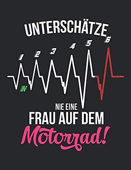Mein Motorrad Tourenbuch: Dein persönliches Reisetagebuch für Motorrad Touren und Motorrad Reisen ♦ für über 100 Touren ♦ A4+ Format ♦ Motiv: Frau auf dem Motorrad