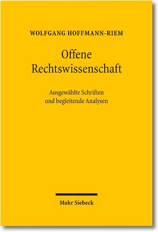 Offene Rechtswissenschaft