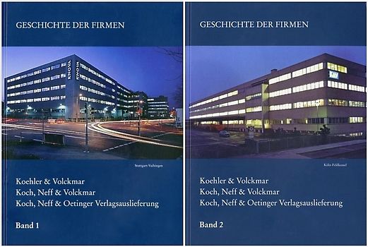 Geschichte der Firmen Koehler & Volckmar, Koch, Neff & Volckmar, Koch, Neff & Oetinger Verlagsauslieferung und der Gründungsfirma F. Volckmar von 1829 bis 2009, 2 Bde.