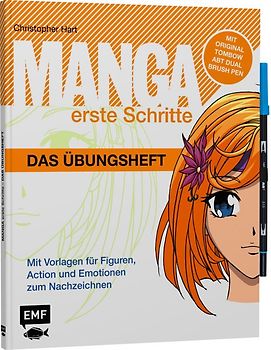 Manga Erste Schritte – Das Übungsheft mit original Tombow ABT PRO Dual Brush Pen
