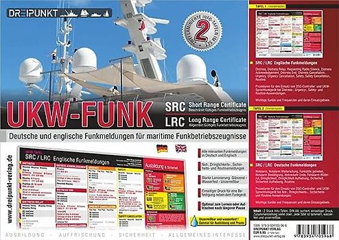 Info-Tafel-Set UKW-Funk: Deutsche und Englische Funkmeldungen