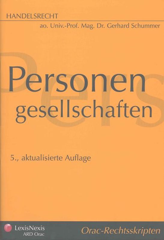 Handelsrecht - Personengesellschaften