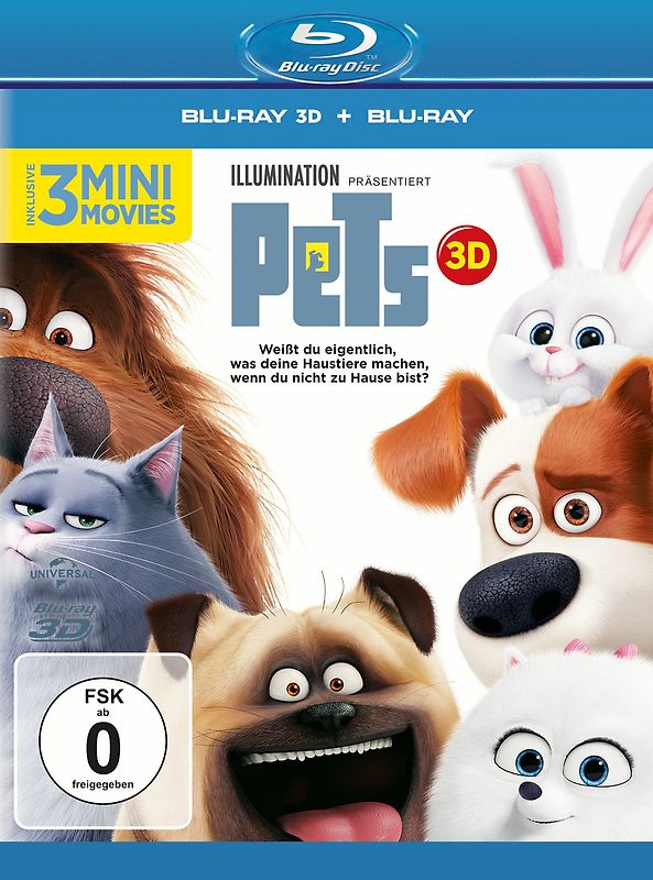 Pets 3D [inkl. 2D Version] 3D Blu-ray Disc