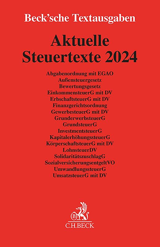 Aktuelle Steuertexte 2024