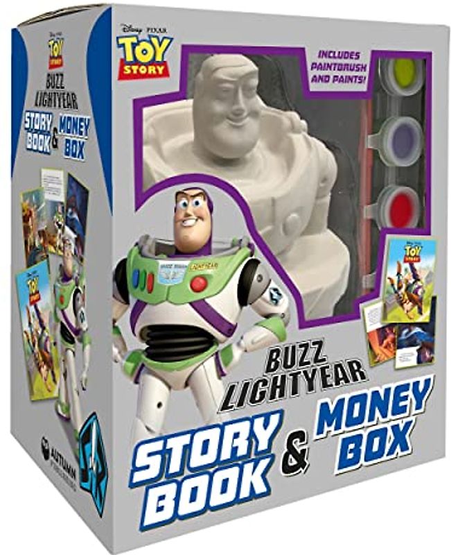 Disney Pixar Toy Story Buzz Lightyear: Story Book & Money Box