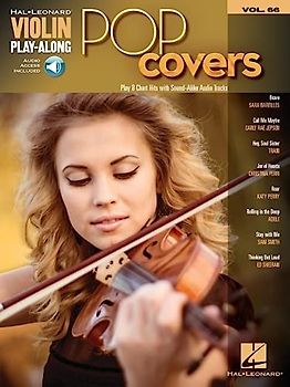 Violin Play-Along Volume 66: Pop Covers (Book/Online Audio) (Hal Leonard Violin Play-along, Band 66) (Hal Leonard Violin Play-along, 66, Band 66)