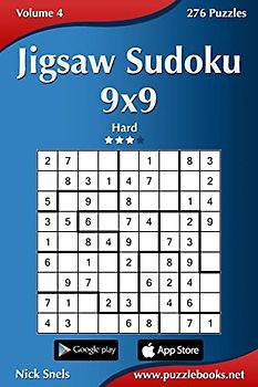 Jigsaw Sudoku 9x9 - Hard - Volume 4 - 276 Puzzles
