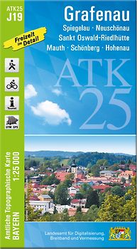 ATK25-J19 Grafenau (Amtliche Topographische Karte 1:25000)