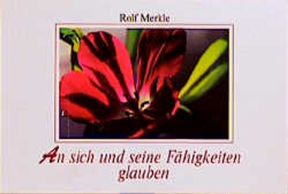 An sich und seine Fähigkeiten glauben. Postkartenbuch