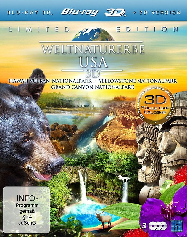 Weltnaturerbe USA 3D [Limited Edition] 3D Blu-ray Disc