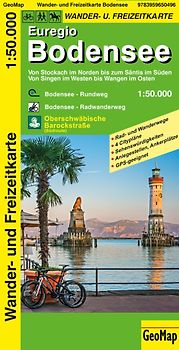 Euregio Bodensee Wander- und Freizeitkarte