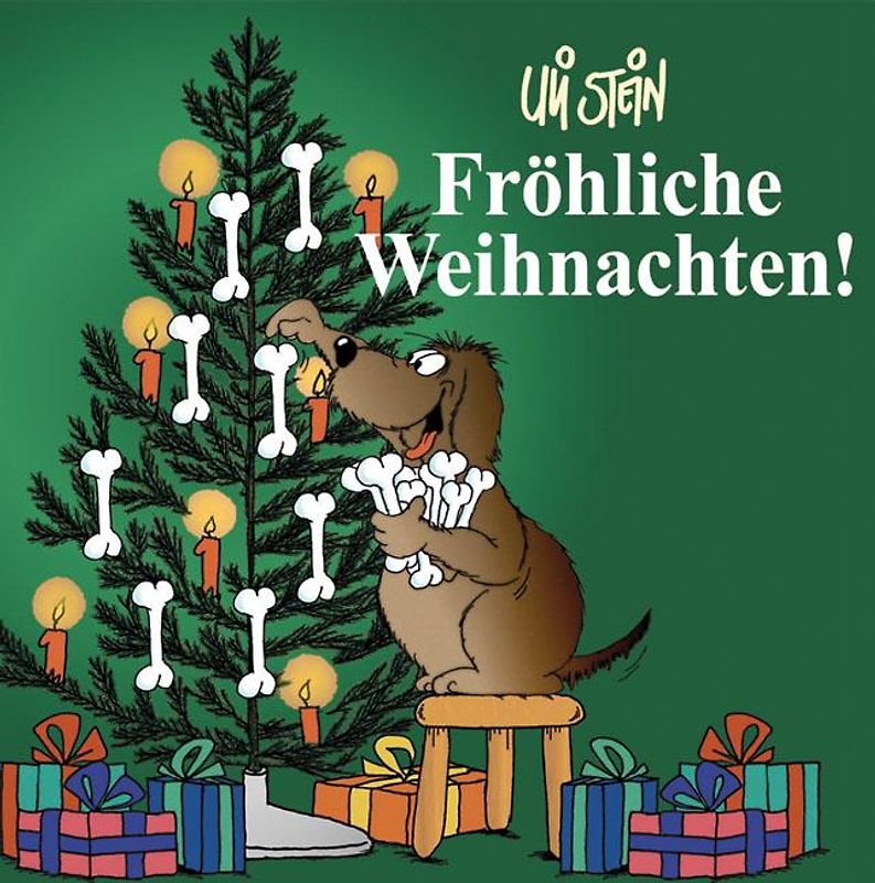 Fröhliche Weihnachten - Hund