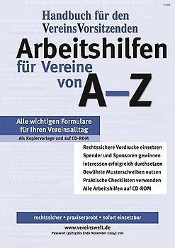 Arbeitshilfen für Vereine von A - Z