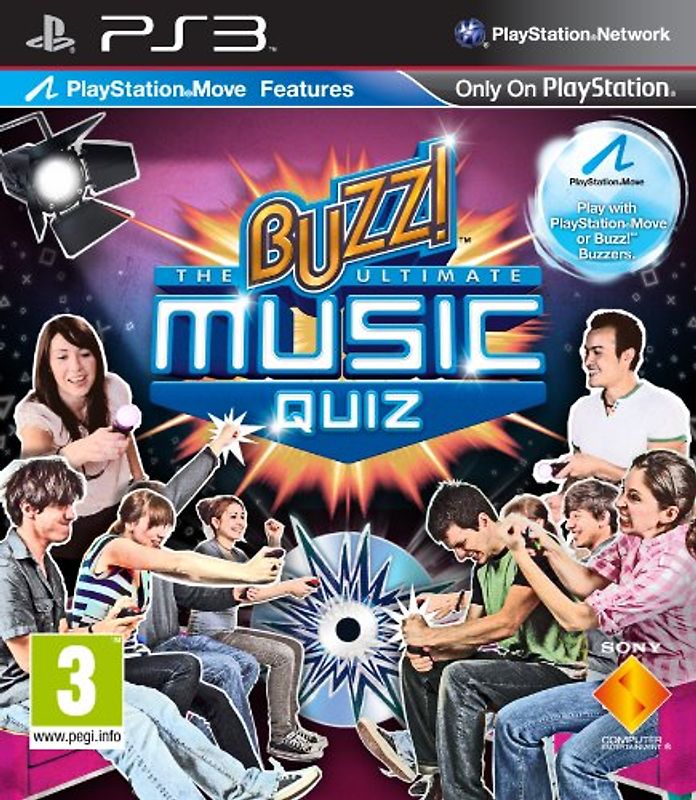 Buzz! - The Ultimate Music Quiz [Internationale Version] PlayStation 3