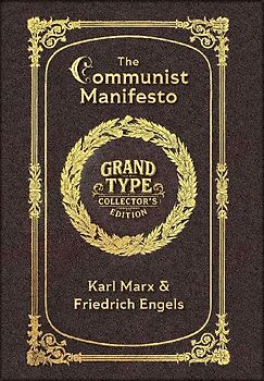 Large Print - The Communist Manifesto - Grand Type Collector's Edition - Matte Hardcover with Dust Jacket