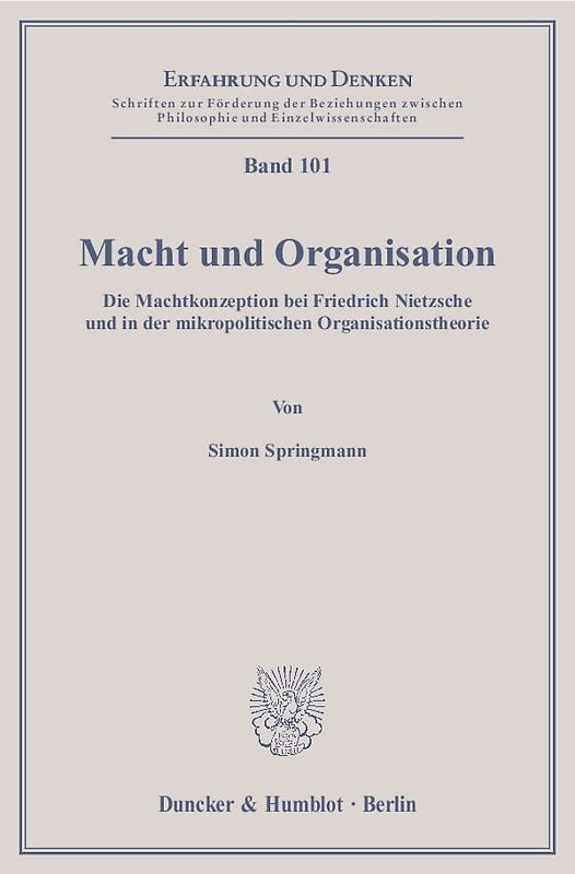 Macht und Organisation.