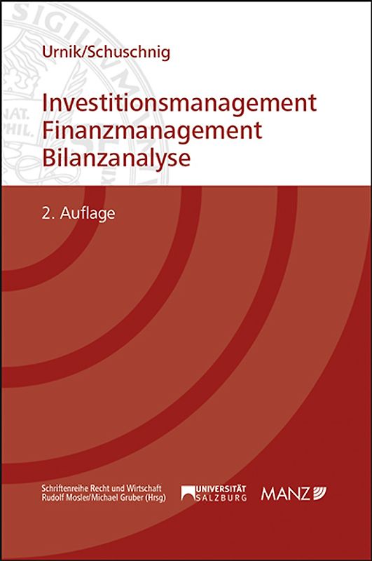 Investitionsmanagement, Finanzmanagement Bilanzanalyse