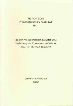 Tag der Philosophischen Fakultät 2001